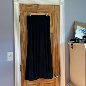Navy blue maxi skirt
